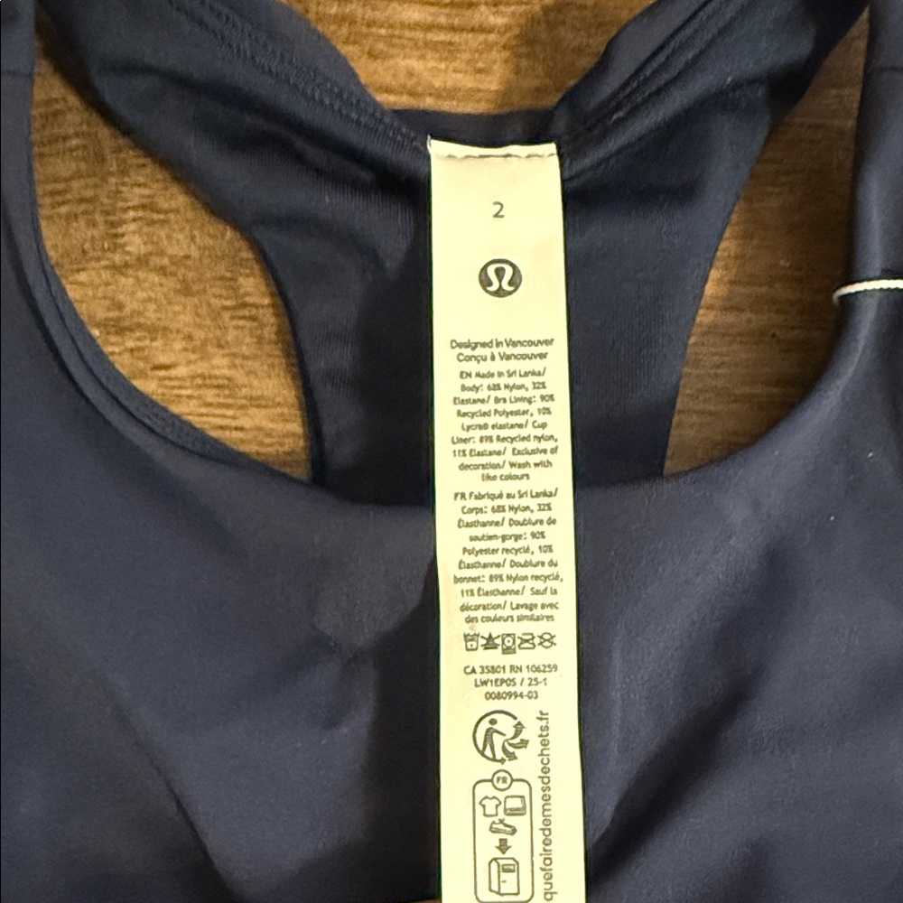 Lululemon Swift Speed Cropped Tank - Picture 2 of 6